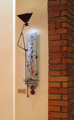 installazione scultura  parete