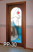 Vetrata per Porta ad Arco