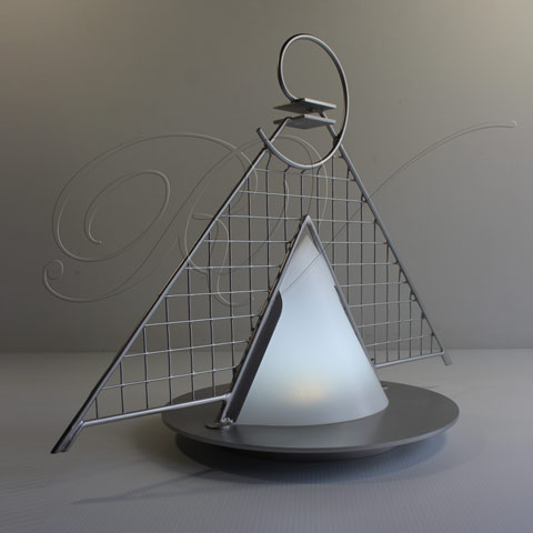 lampada scultura da tavolo fanoor
