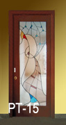 vetrata per porta a battente