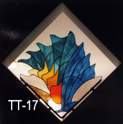 foro luce con vetri Tiffany